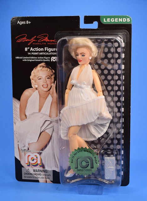 Marilyn Monroe action figure by Marty Abrams Presents Mego