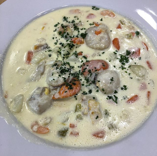 Seafood chowder from Atlantic Islands Centre on Luing