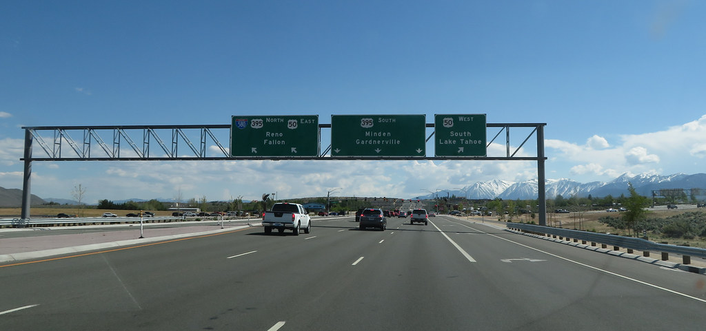 Junction of Interstate 580, U.S. Routes 50 and 395, Carson City, Nevada