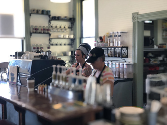 Baristas at work. Coffee Depot Mt Pleasant, Ut