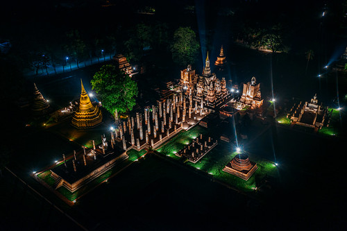 aerial aerialview ancient archeology architecture art asia asian beautiful buddha buddhism buddhist building city culture drone heritage historic historical history landmark mahathat night old outdoor pagoda park religion ruins scenic sculpture site statue sukhothai sunset temple thai thailand top tourism tourist town traditional travel tree unesco view wat world worship