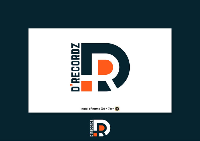 DR Letter Music Record Logo