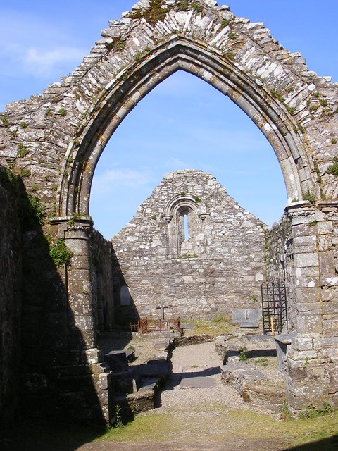 Ardmore Cathedral Gothic arch.