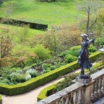 Powis Castle Garden: terrace view