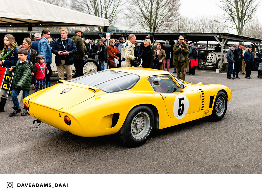 1964 Bizzarrini A3C (Entrant/Driver Olav Glasius) at the 2019 Goodwood 77th Members Meeting