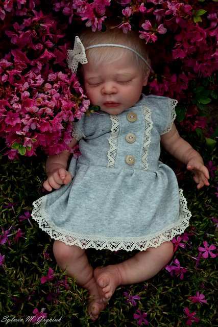 Baby Harriet Among Flowers