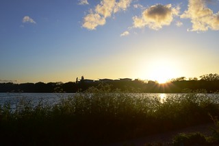 Spring sunset at the res