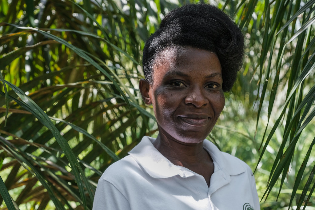 Cecile Lubwilu Lolo, staff at Compagnie Forestiere et de Transformation (CFT), Kisangani - DRC.