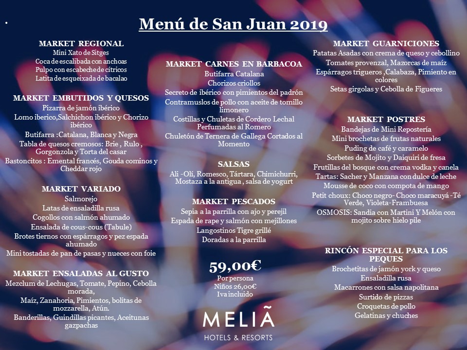 San Juan Sitges 2019 Meliá