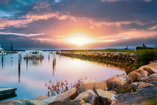 Sunset, Scarborough QLD Australia.