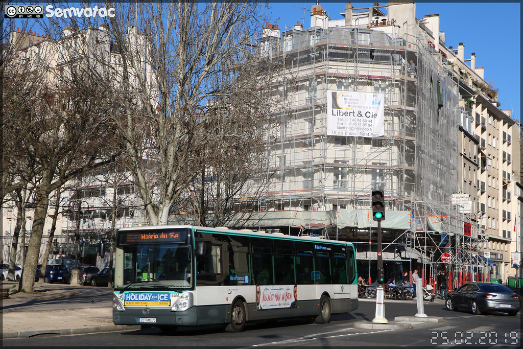 Irisbus Citélis Line - RATP (Régie Autonome des Transports Parisiens) / Île de France Mobilités n°3400