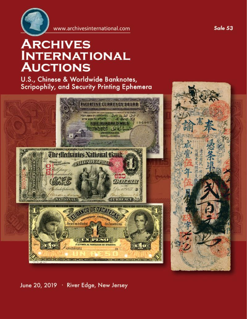 Archives International Sale 53 cover front