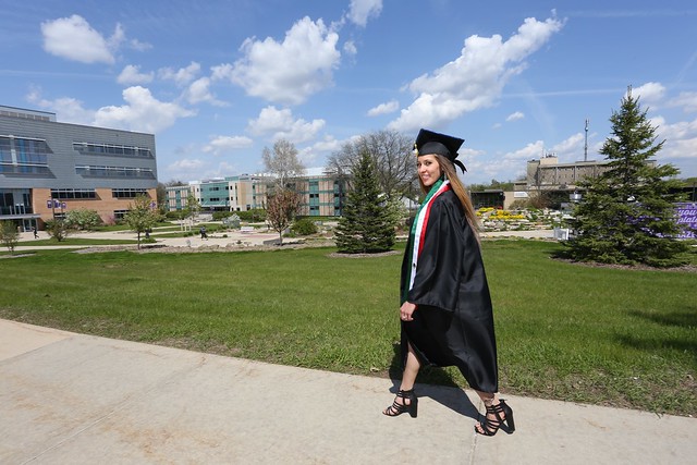 Katrina, graduate of the University of Wisconsin - Whitewater