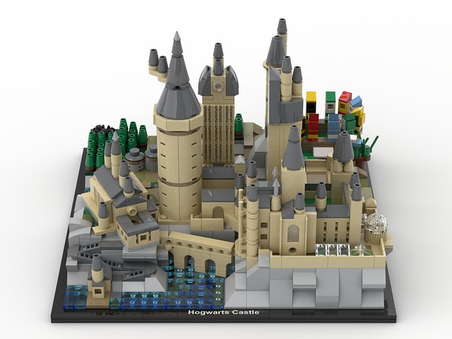 Hogwarts Castle Architecture LEGO MOC