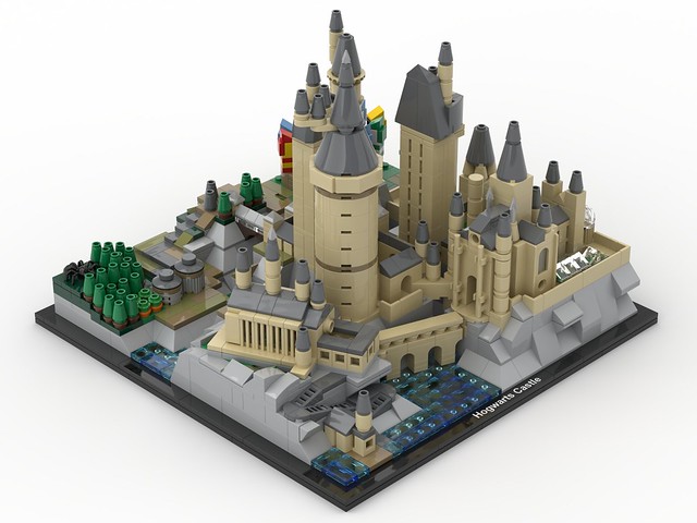 Hogwarts Castle Architecture LEGO MOC