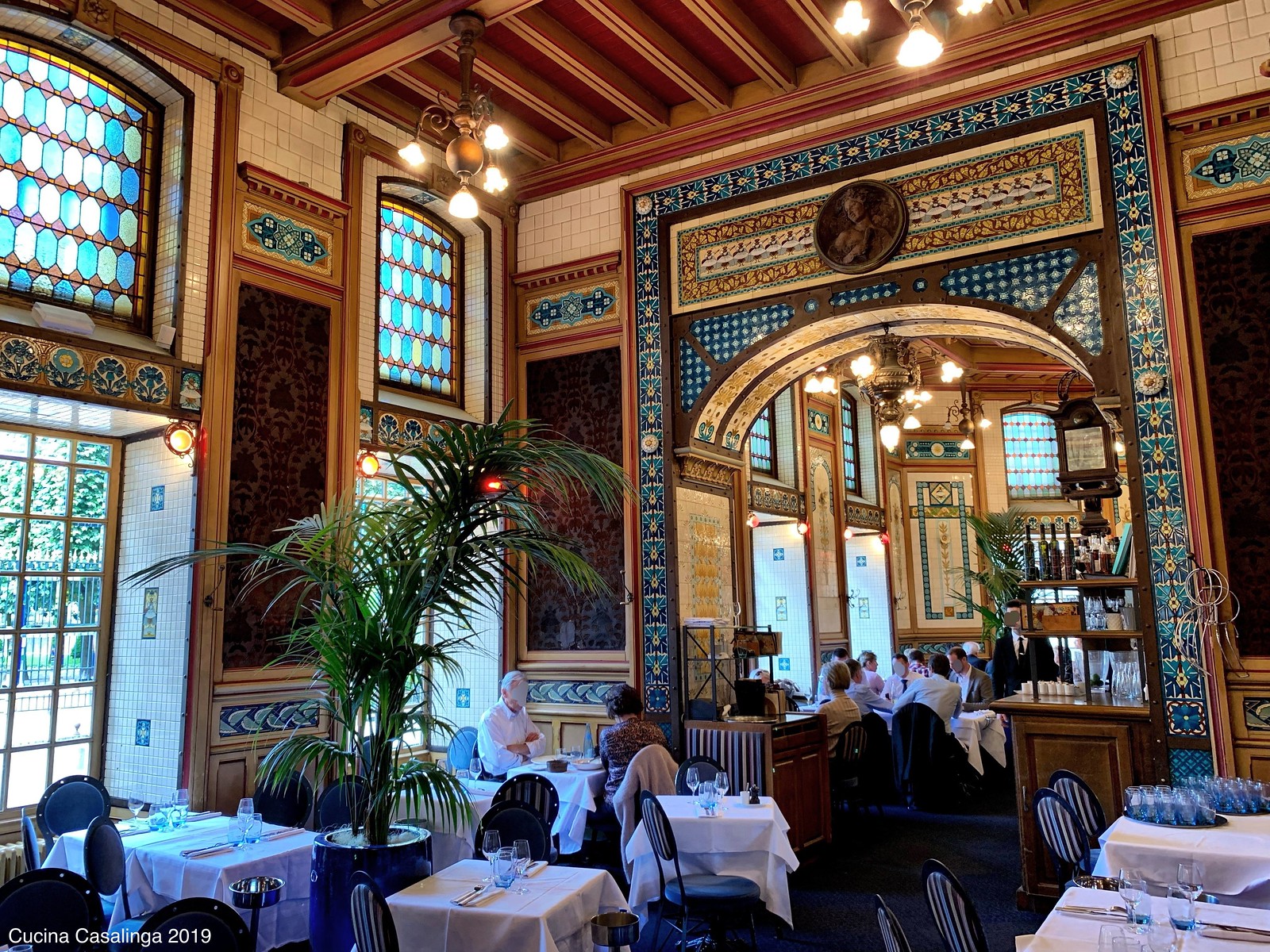 Nantes - Restaurant La Cigale - hinterer Saal