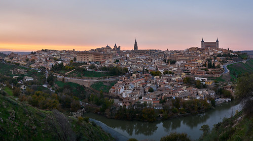 Sunset over toledo by Naval S, cityview cityscape longexposure replace nikonz7 panorama spain toledo