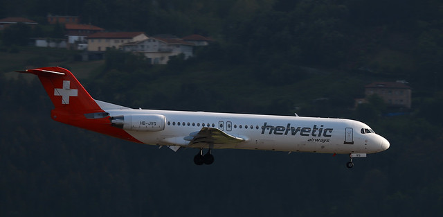 Helvetic Airways / Fokker 100 / HB-JVG