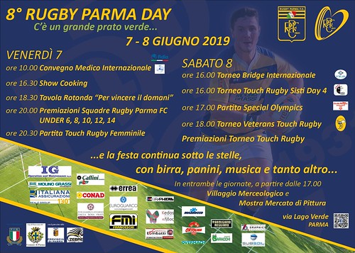 Locandina 8° Rugby Parma Day