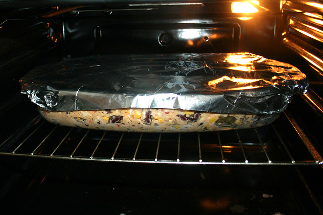 28 - Mit Alufolie abgedeckt im Ofen backen / Bake in oven covered