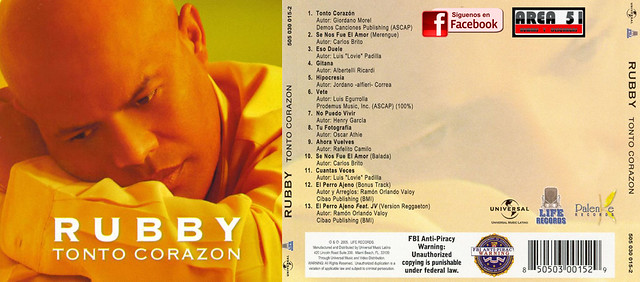RUBBY PEREZ - TONTO CORAZON (2005)(DJ ROBERT)