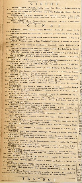 La cartelera cinematografica de Santiago de Chile en 1928 en el Diario LA NACION, dice que el Teatro se llamaba PROVIDENCIA
