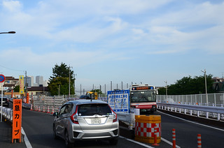Road above Construction Site Where the Senkawa River Flows into the Nogawa River 5