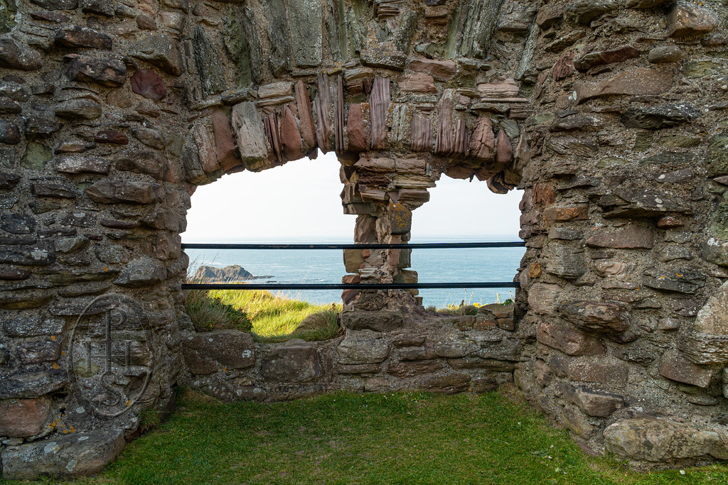 Lensless Windows on a Solefilled Perspective on Tantallon Castle in Scotland 1 of 6