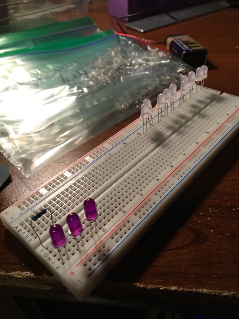 Purple LEDs