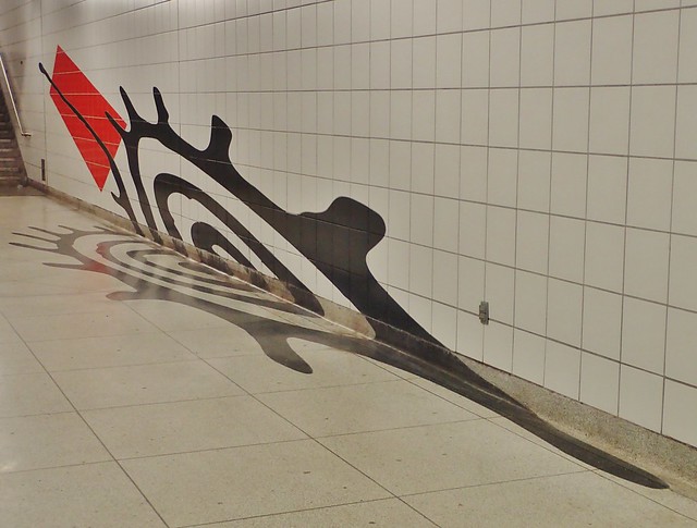 Art at TTC Bayview Subway Station, Toronto, ON