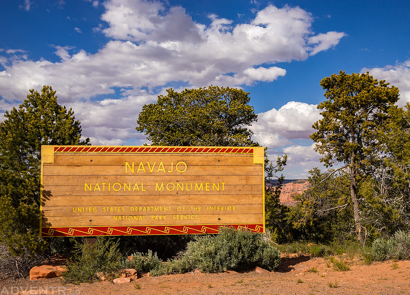 Navajo National Monument Sign