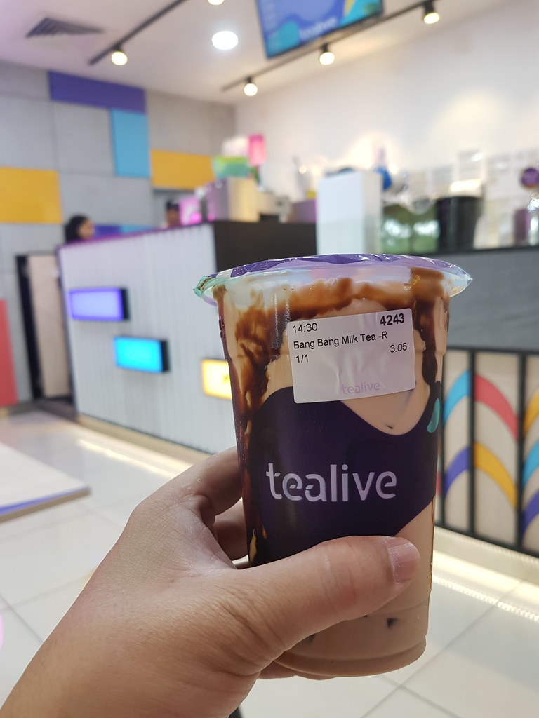 Grass jelly tealive