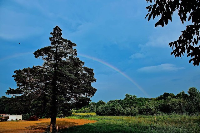 Rainbow over the farm!