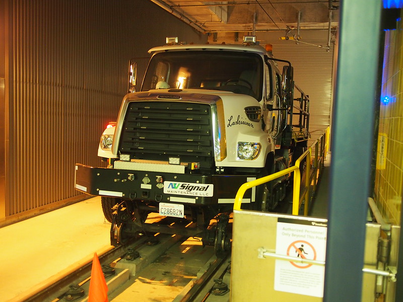 Road-Rail Vehicle: I had no idea they ran these in the tunnels.