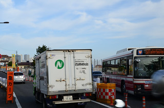 Road above Construction Site Where the Senkawa River Flows into the Nogawa River 6