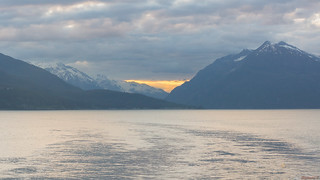 Coucher de soleil, sunset - Haines, Alaska, AK, USA - 2766