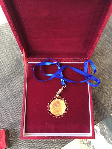 2019 Peace Gold Award Medal