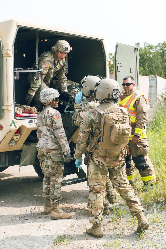 Soldiers participating in a Mass Casualty Exercise at Fort… | Flickr