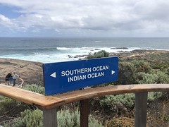 Indian Ocean and Southern Ocean meeting at Cape Leeuwin