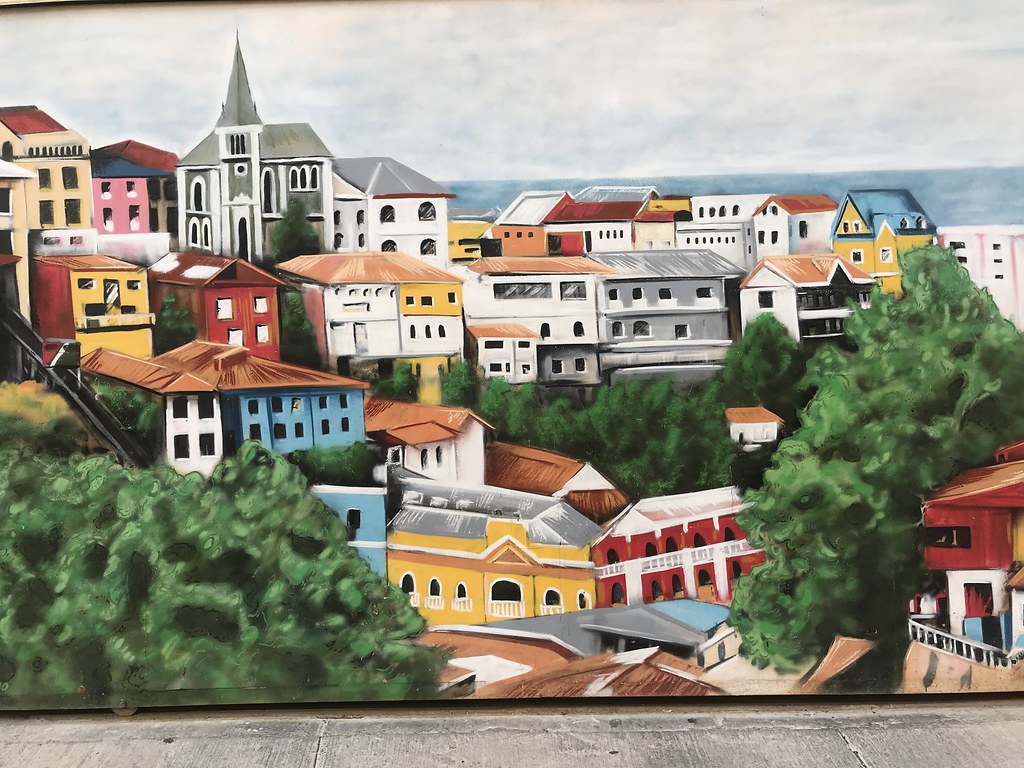 Historisches Viertel in Valparaiso