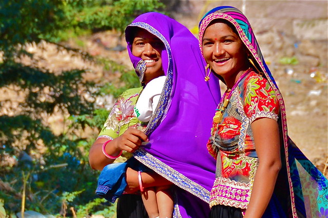 India- Gujarat- Rabari women-  near Morbi
