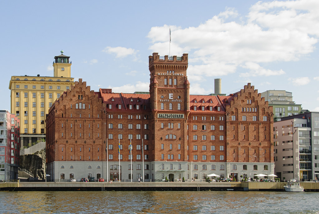 A fine old waterfront hotel in Stockholm