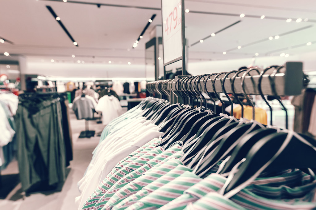 Women clothes in fashion store. Shopping mall. Women fashi… | Flickr