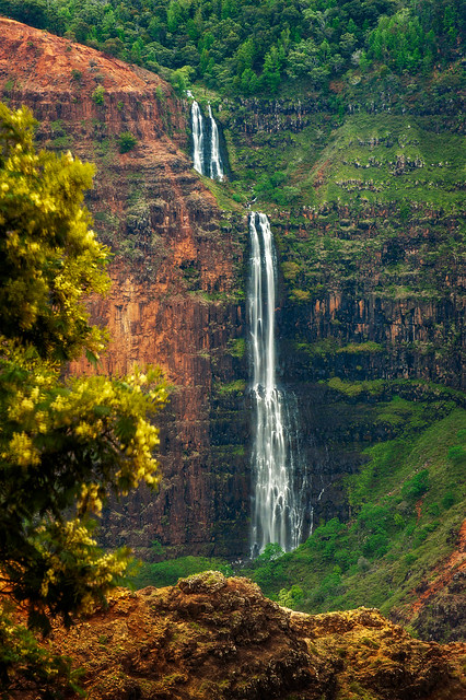 Waipo'o Falls, Waimea Canyon, Kauai, Hawaii