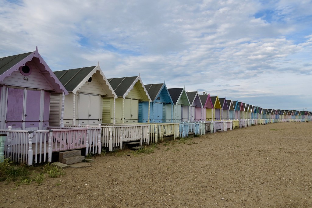 Beach Huts, West Mersea, Mersea Island, Essex