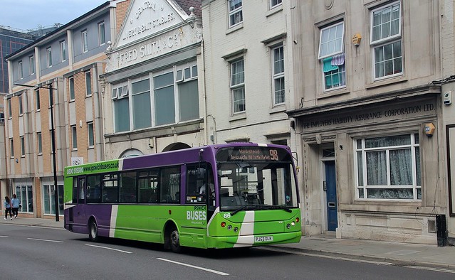 PJ53 OLK, Recently reinstated & renumbered Ipswich Buses Dart, Princes Street, 7th. June 2019.