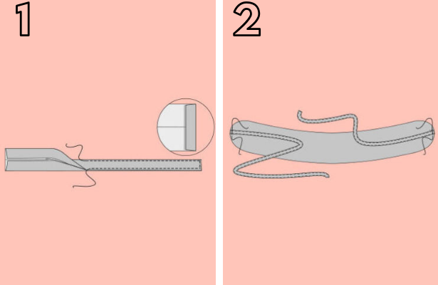 Belt DIY Steps 1 2
