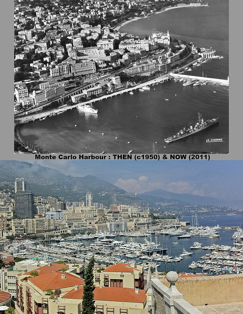 Monte-Carlo Harbour : Then & Now