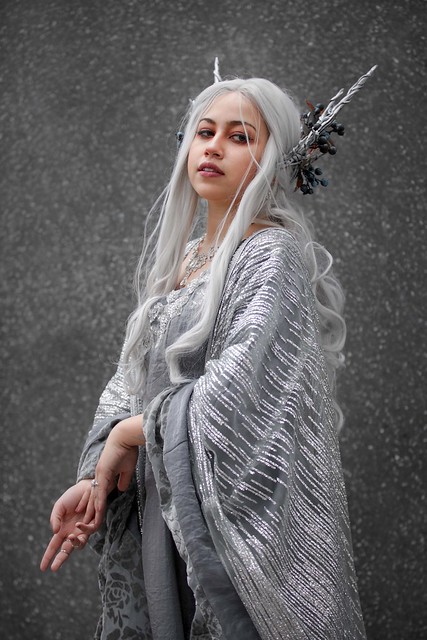 Queen of Mirkwood cosplayer at ExCeL London's MCM Comic Con, May 2019