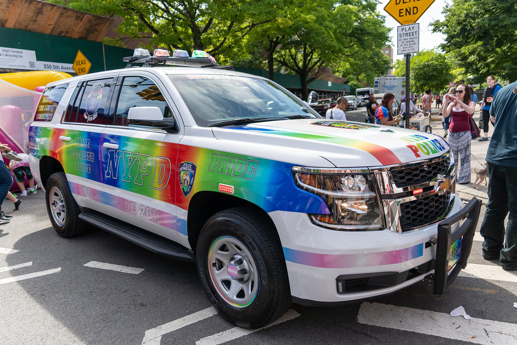 NYPD Pride Police Car Michael Flickr